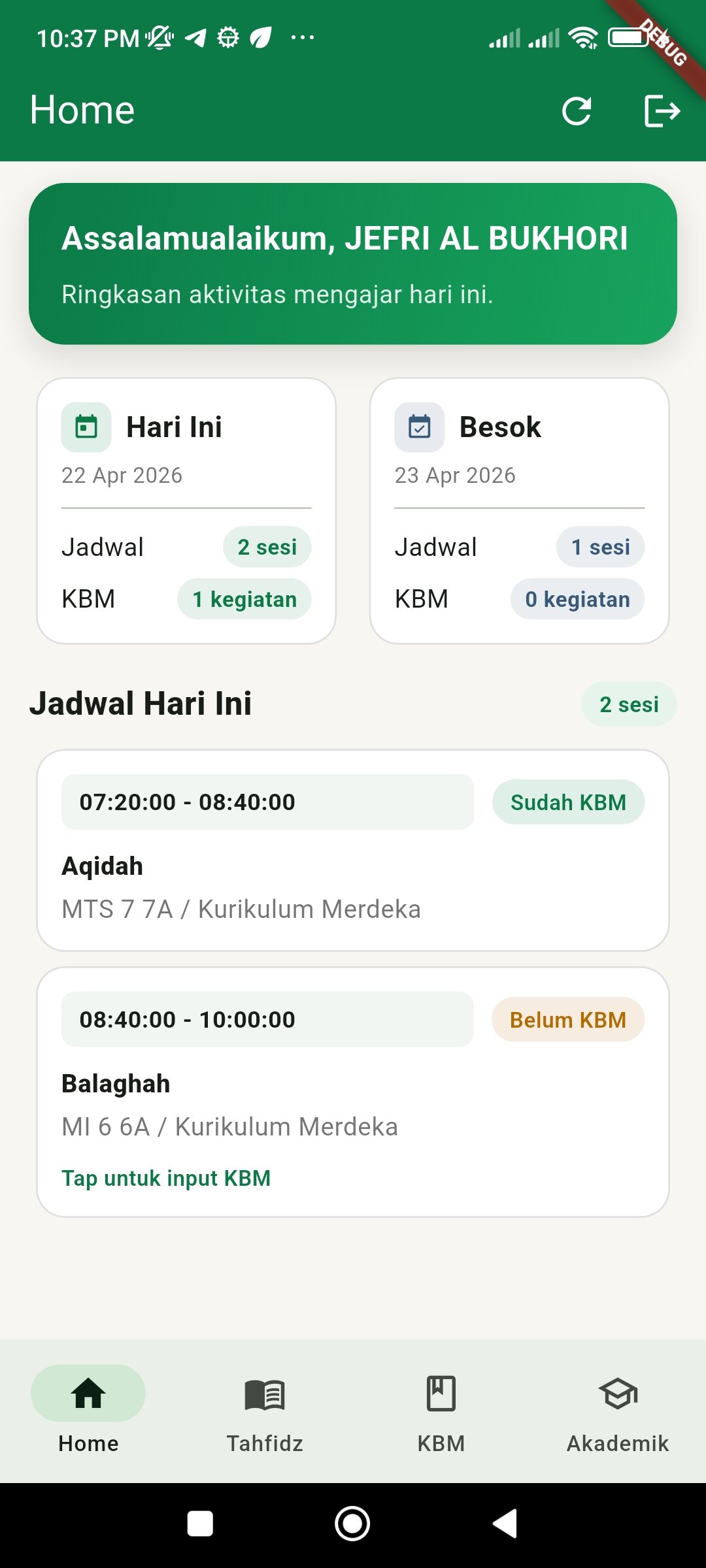 Aplikasi Ustadz & Ustadzah OtoPondok